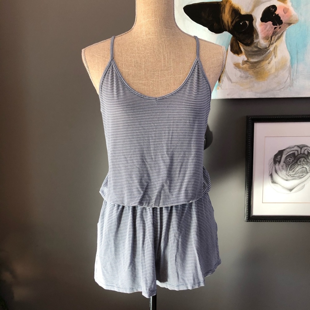 Striped Jersey Romper